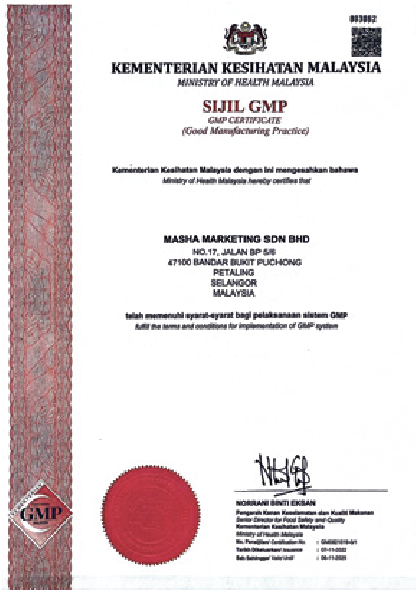 Masha Certification 2